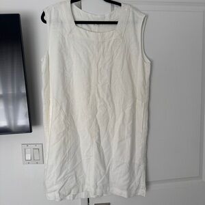 Splendid Sleeveless White Dress